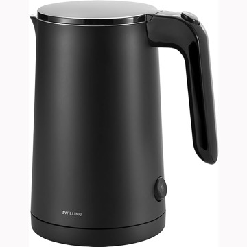 ZWILLING Enfinigy Cool Touch 1-Liter Electric Kettle, Cordless Tea Kettle & Hot Water - Blac