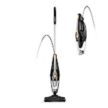 Eureka Home Lightweight Stick Vacuum Cleaner, Powerful Suction Corded Multi-Surfaces, 3-in-1 Handheld Vac, Blaze Black